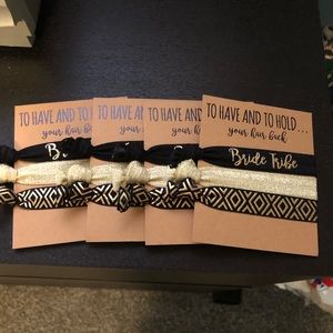 Bride tribe hair ties!